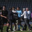 Tensão máxima no final do Casa Pia-Tondela deixou marcas nos gansos: no resultado e na disciplina — Foto: Carlos Barroso/LUSA