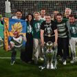 Sporting, campeão nacional 2024/25: família Gyokeres com Inês Aguiar (foto: Miguel Nunes)