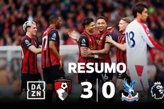 Imparáveis! Bournemouth atropela Palace e já começa a ver voos (resumo)